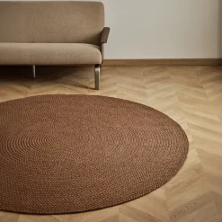 Kave Home Vloerkleed Despas Vezels Terracotta Ø200cm