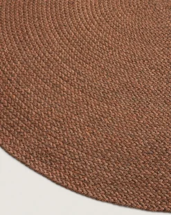 Kave Home Vloerkleed Despas Vezels Terracotta Ø200cm