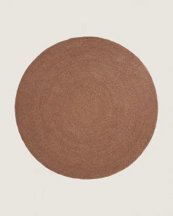 Kave Home Vloerkleed Despas Vezels Terracotta Ø200cm