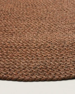 Kave Home Vloerkleed Despas Vezels Terracotta Ø200cm
