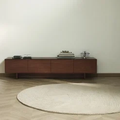 Kave Home Vloerkleed Domm Wol Beige Ø200cm