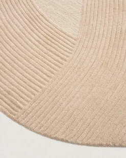 Kave Home Vloerkleed Domm Wol Beige Ø200cm