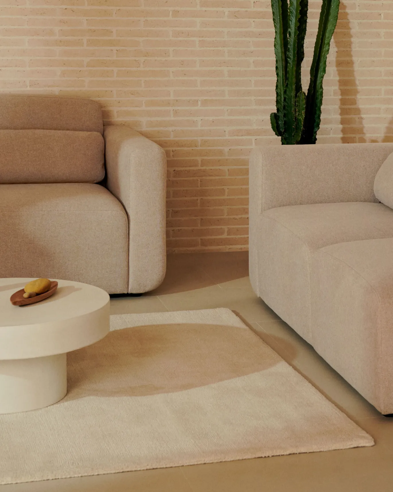 Kave Home Vloerkleed Empuries Wit 160x230cm