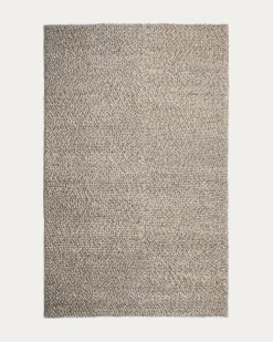 Kave Home Vloerkleed Lubrin Wollen Grijs 200x300cm