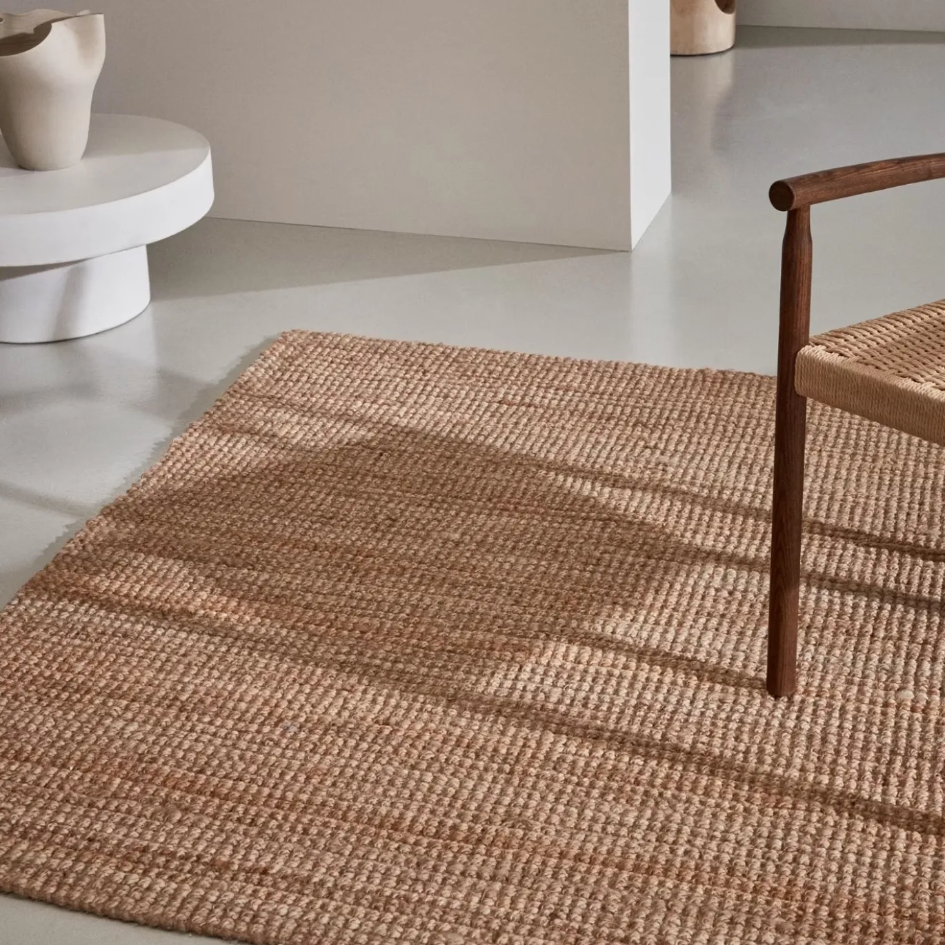 Kave Home Vloerkleed Madelin Naturel Jute 160x230cm