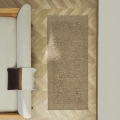 Kave Home Vloerkleed Marely Beige Wol 200x80cm