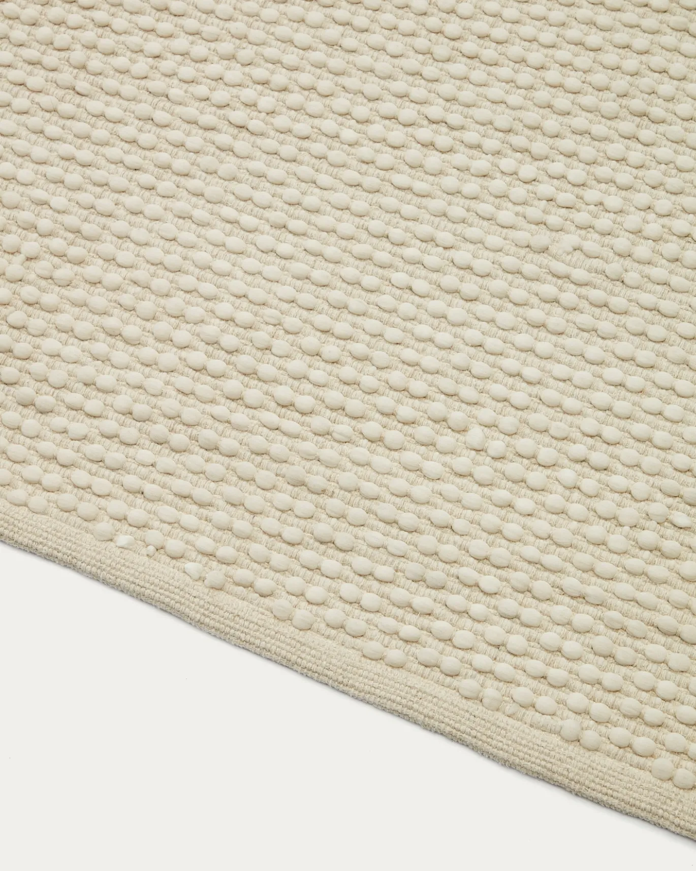 Kave Home Vloerkleed Mascarell Katoen Wit 200x300cm