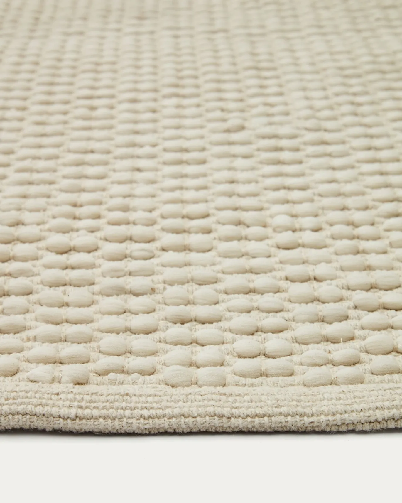 Kave Home Vloerkleed Mascarell Katoen Wit 200x300cm