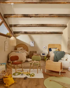 Kave Home Vloerkleed Nalim Katoen Beige Tractor 90x150cm