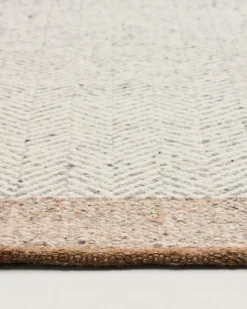 Kave Home Vloerkleed Nifelia Beige Wol Jacquardmotief 200x80cm