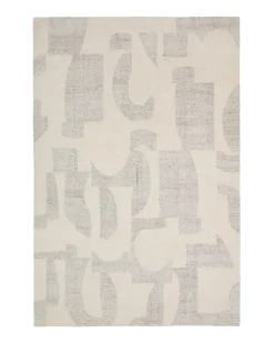 Kave Home Vloerkleed Norela Grijs Wol Jacquard 300x200cm