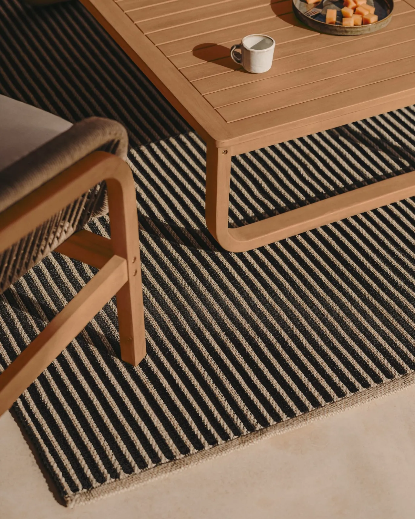 Kave Home Vloerkleed Satanca Vezels Beige 160x230cm