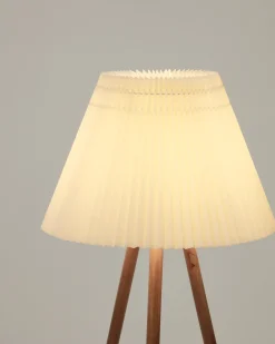 Kave Home Vloerlamp Benicarlo Massief Rubberhout Beige