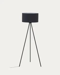 Kave Home Vloerlamp Ikia Metaal Zwart