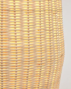 Kave Home Vloerlamp Kamaria Groot Rotan Natuurlijke Finish