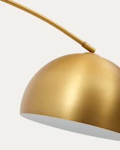 Kave Home Vloerlamp Madali Metaal Messing