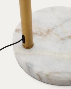 Kave Home Vloerlamp Madali Metaal Messing