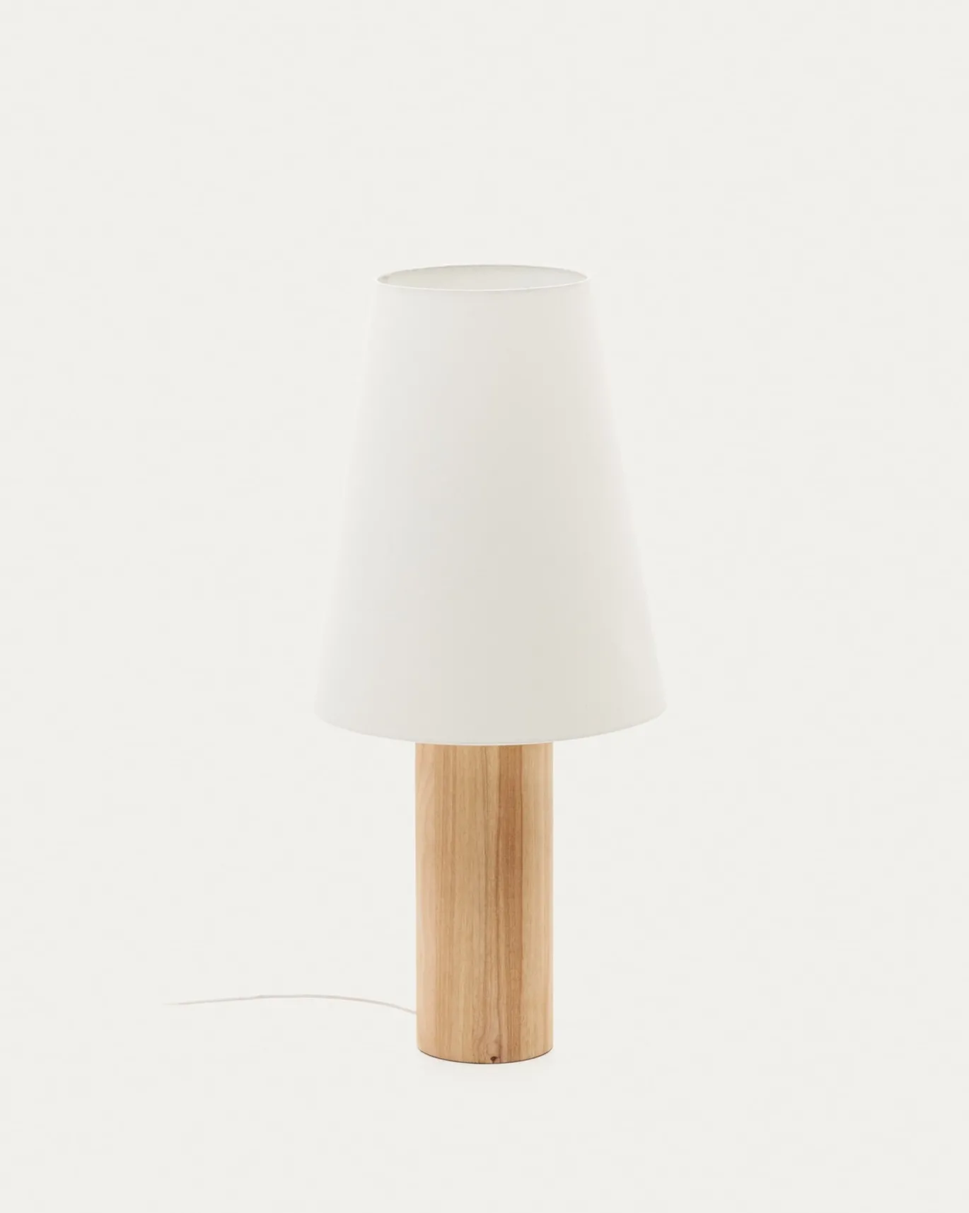Kave Home Vloerlamp Marga Massief Hout Naturel