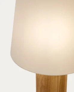 Kave Home Vloerlamp Marga Massief Hout Naturel