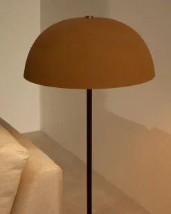Kave Home Vloerlamp Nibla Metaal Zwart Terracotta