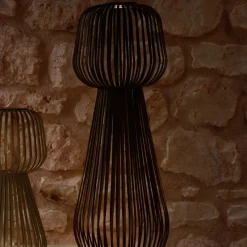 Kave Home Vloerlamp Reiba Zwart op Zonne-Energie