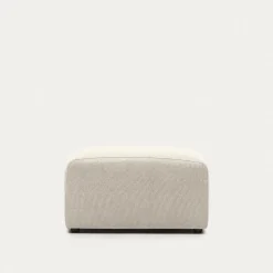 Kave Home Voetsteun Neom Beige 75x64cm