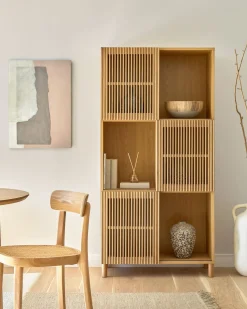 Kave Home Wandkast Beyla Eiken 170cm