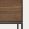 Kave Home Wandkast Vedrana 4-deurs Walnoot 97,5x160cm