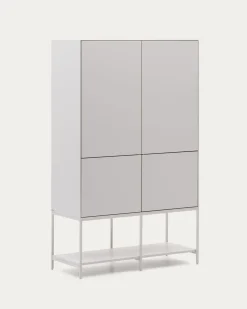 Kave Home Wandkast Vedrana 4 Deuren Wit 97,5x160cm