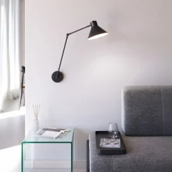 Kave Home Wandlamp Dione Zwart