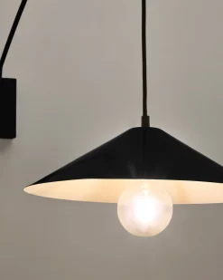 Kave Home Wandlamp Kally Zwart
