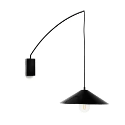 Kave Home Wandlamp Kally Zwart