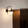 Kave Home Wandlamp Nuvira Gesatineerd Zwart Metaal