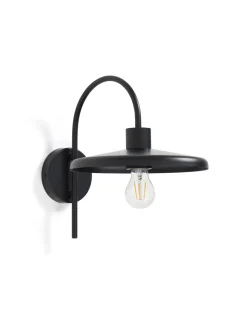 Kave Home Wandlamp Nuvira Gesatineerd Zwart Metaal