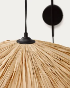 Kave Home Wandlamp Rosella Naturel Raffia