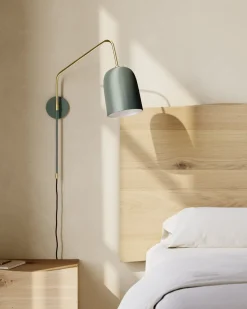 Kave Home Wandlamp Stalen Audrie met Groene