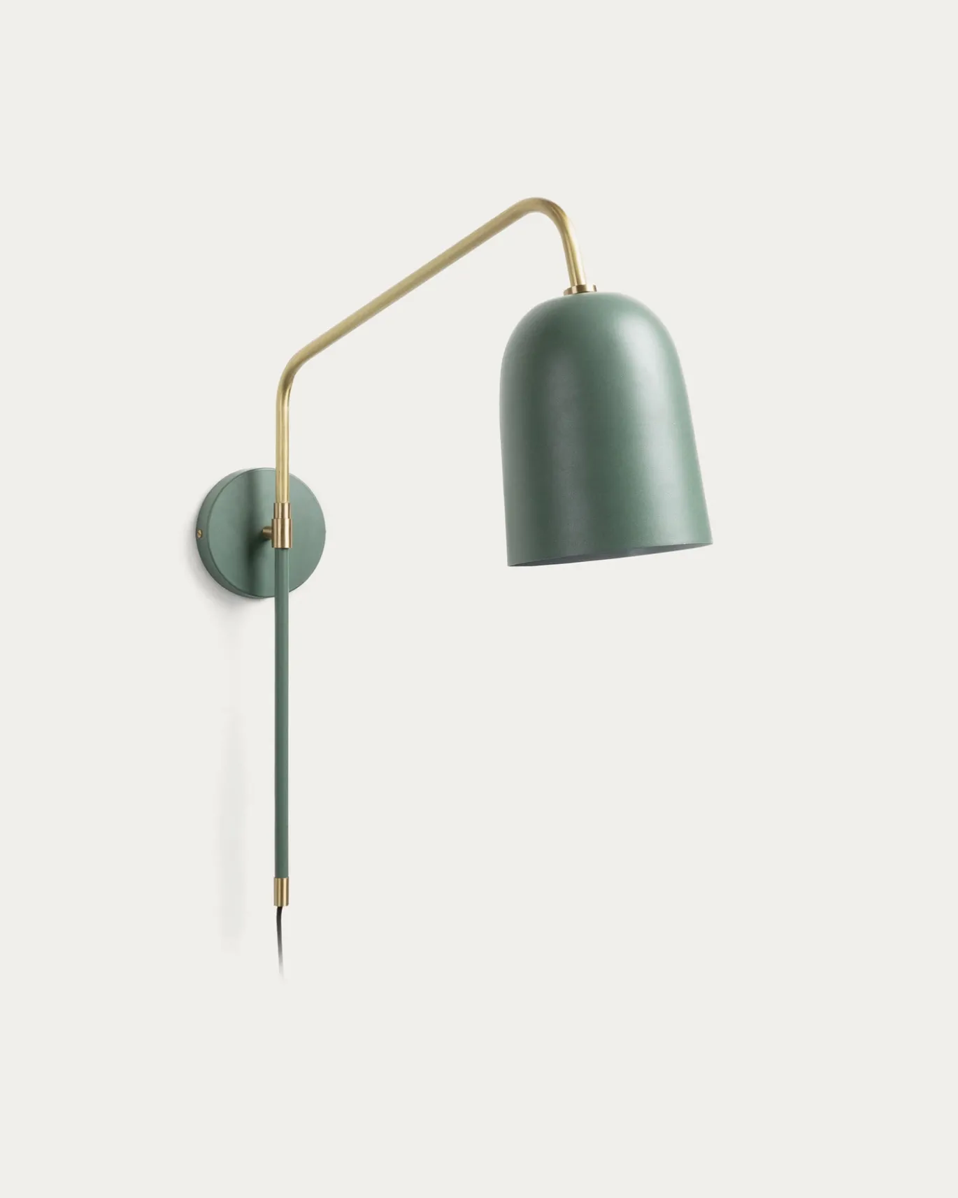 Kave Home Wandlamp Stalen Audrie met Groene