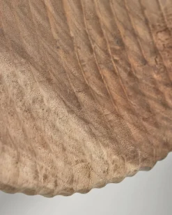 Kave Home Wandpaneel Melya Massief Houten Mungur Ø48cm