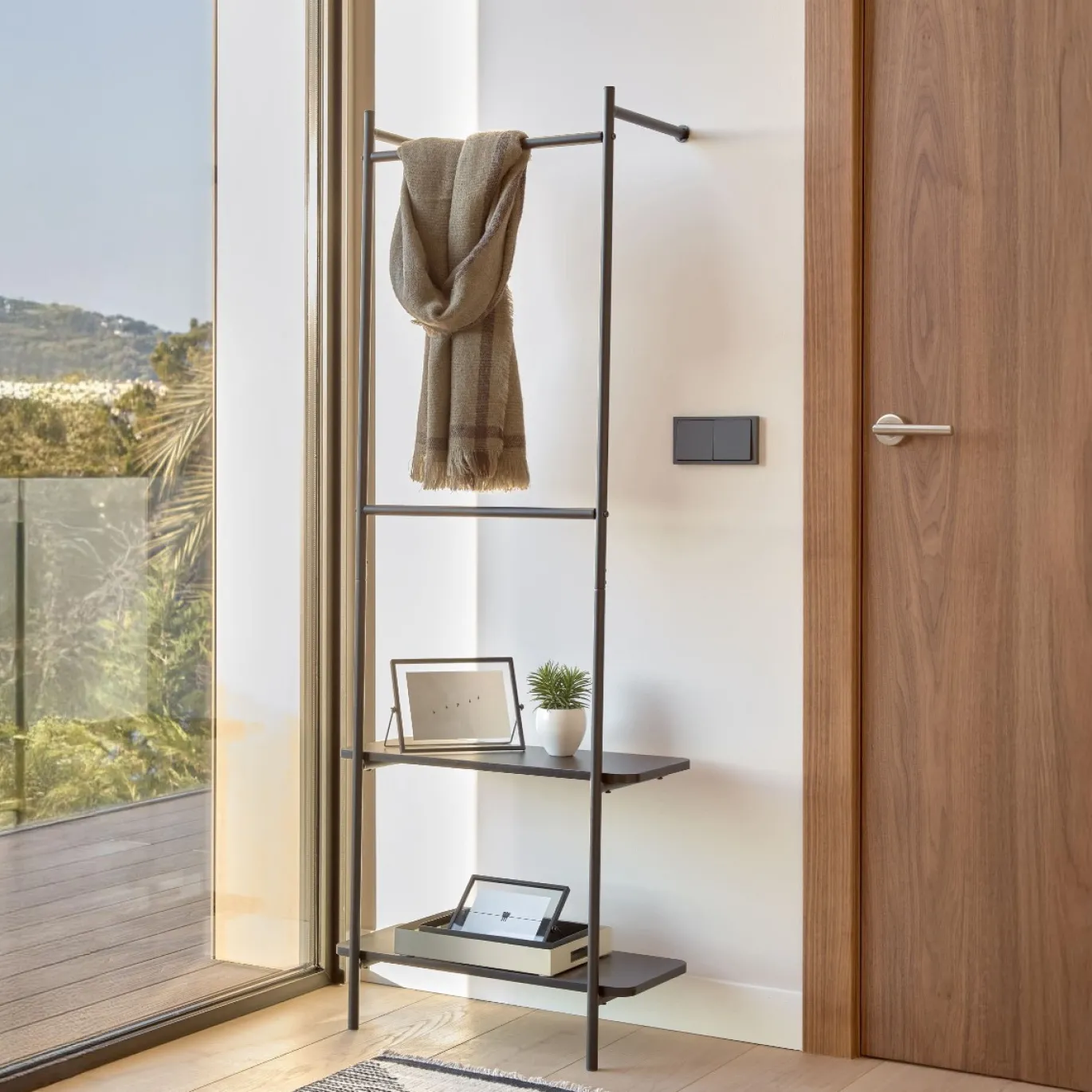 Kave Home Wandrek Galatia Metaal Zwart 60x162cm