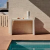 Kave Home Wandtafel Aiguablava Wit Cement 120x80cm