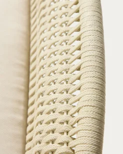 Kave Home 3-Zitsbank Alipa Acaciahout Beige 235cm