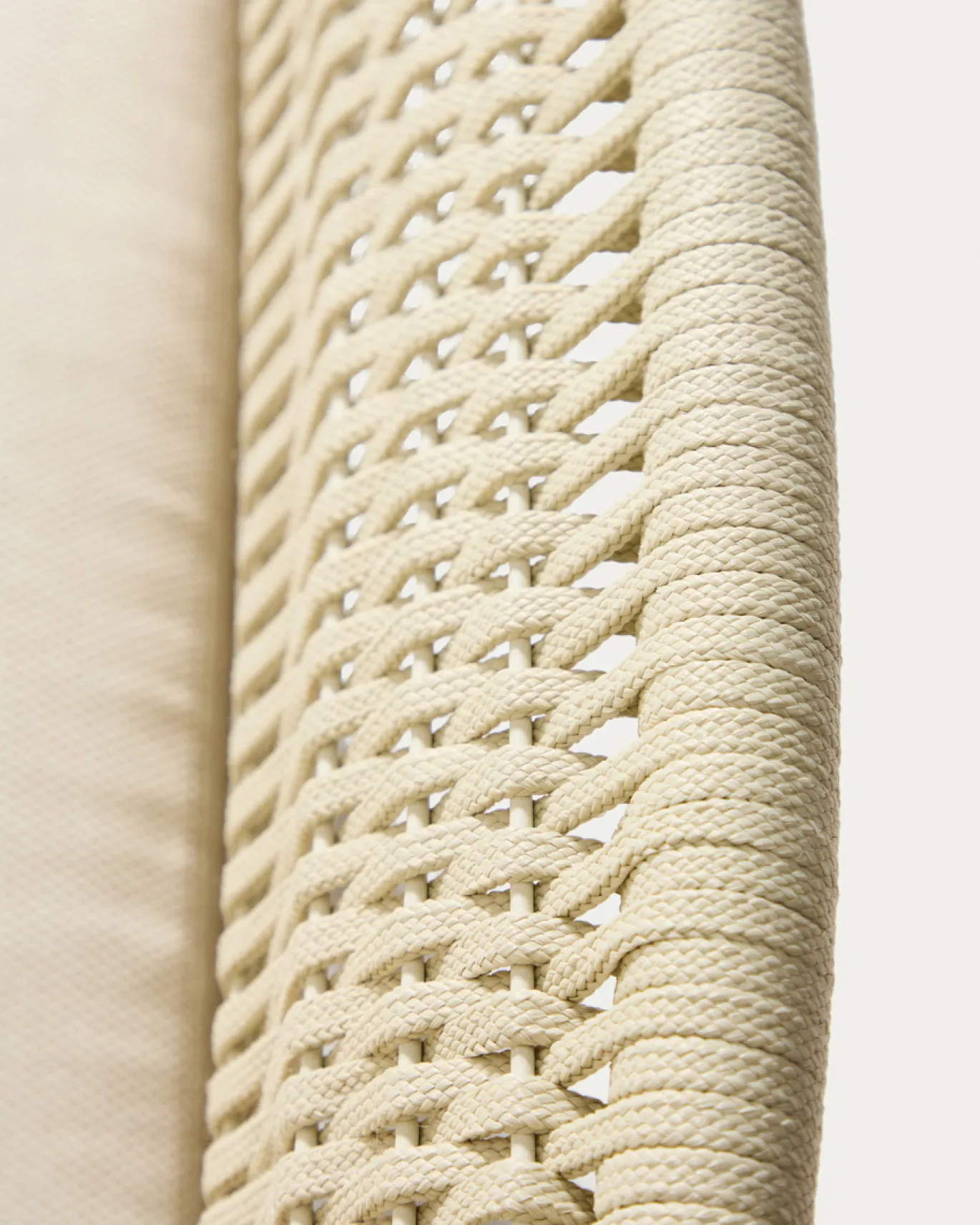 Kave Home 3-Zitsbank Alipa Acaciahout Beige 235cm