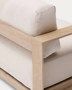 Kave Home 3-zitsbank Ambra Acaciahout 249cm