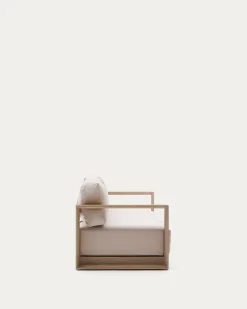 Kave Home 3-zitsbank Ambra Acaciahout 249cm