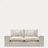 Kave Home 2-zitsbank Anarela Beige Linnen 240cm