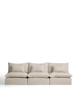 Kave Home 5-Zitsbank Anarela Linnen Beige