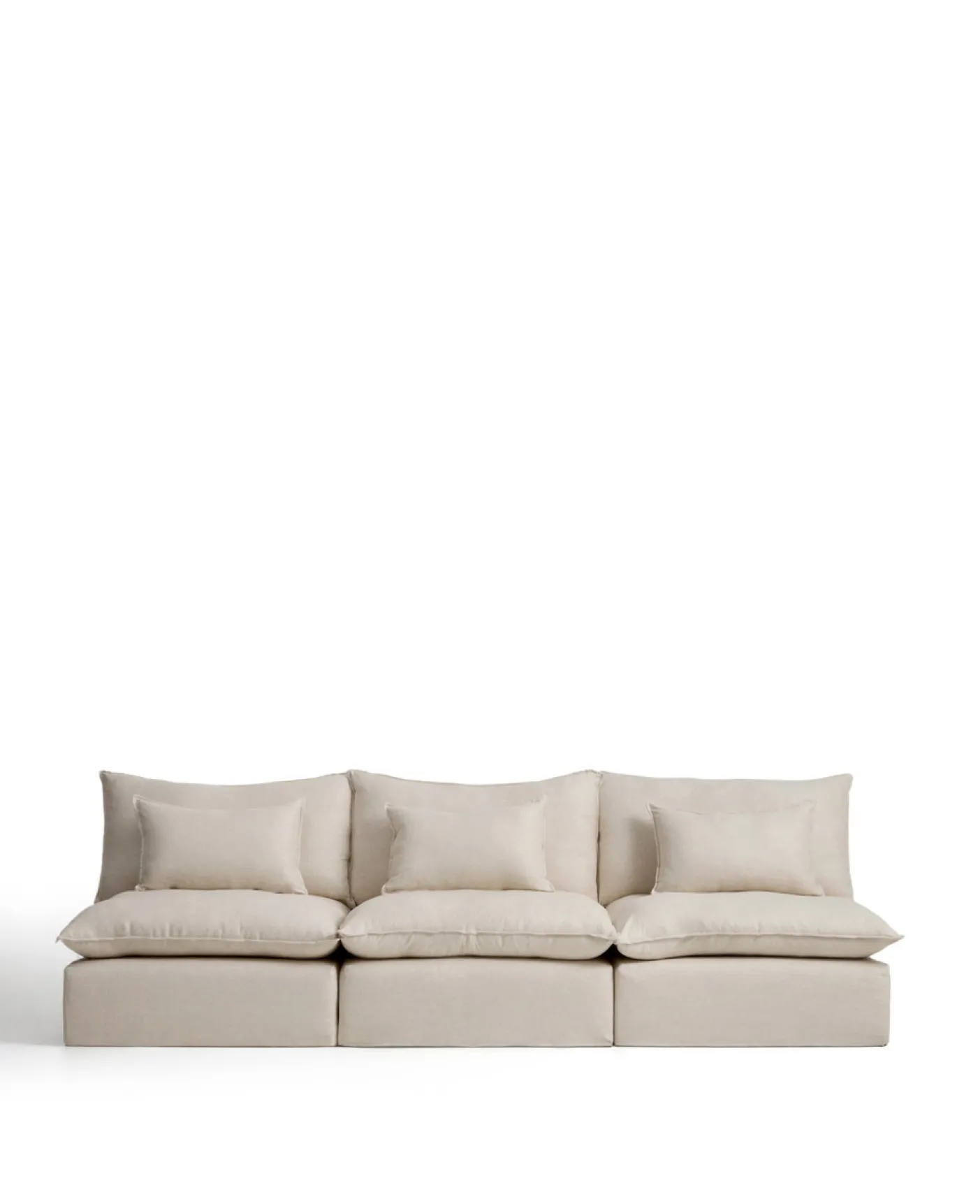 Kave Home 5-Zitsbank Anarela Linnen Beige