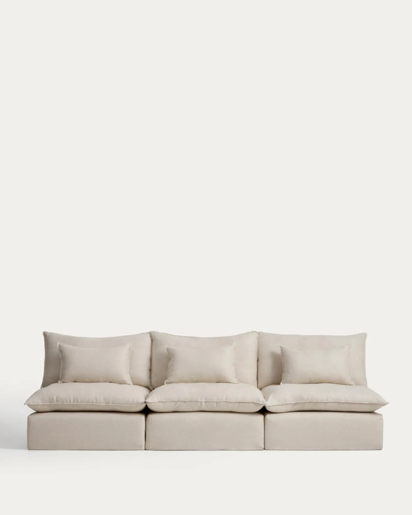 Kave Home 5-Zitsbank Anarela Linnen Beige