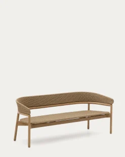Kave Home 3-zitsbank Arinella Acaciahout Naturel 167cm