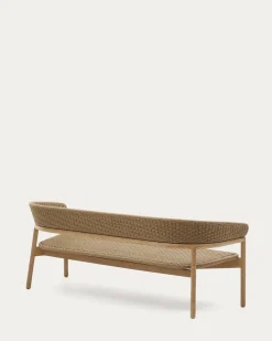 Kave Home 3-zitsbank Arinella Acaciahout Naturel 167cm